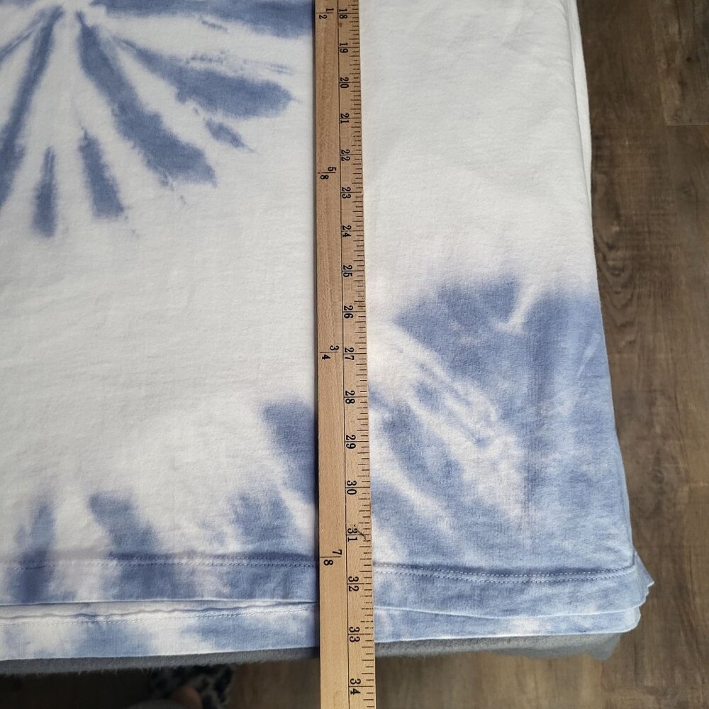 Taylor Swift SZ 4XL Eras Tour Tie Dye Tank Top Shirt Blue White - Picture 4 of 8